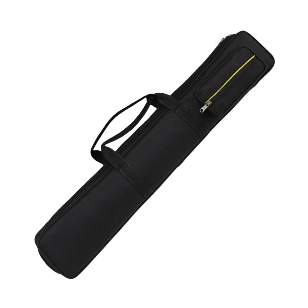 Perfeclan 8 Holes Pool Cue Case Pool Cue Storage Pouch, with Carrying Strap, 1/2 Jointed Cue Case Billiard Stick Storage Bag, Black