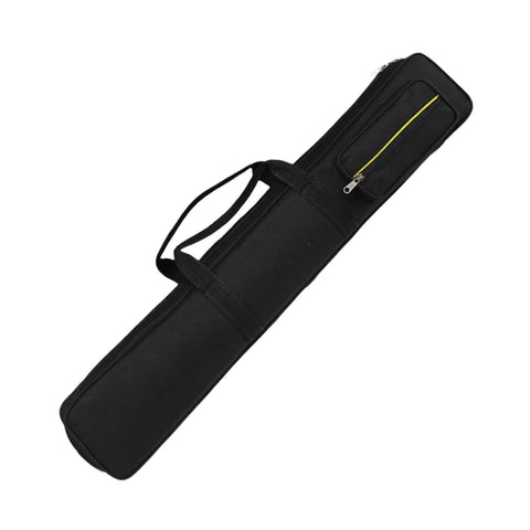 Perfeclan 8 Holes Pool Cue Case Pool Cue Storage Pouch, with Carrying Strap, 1/2 Jointed Cue Case Billiard Stick Storage Bag, Black