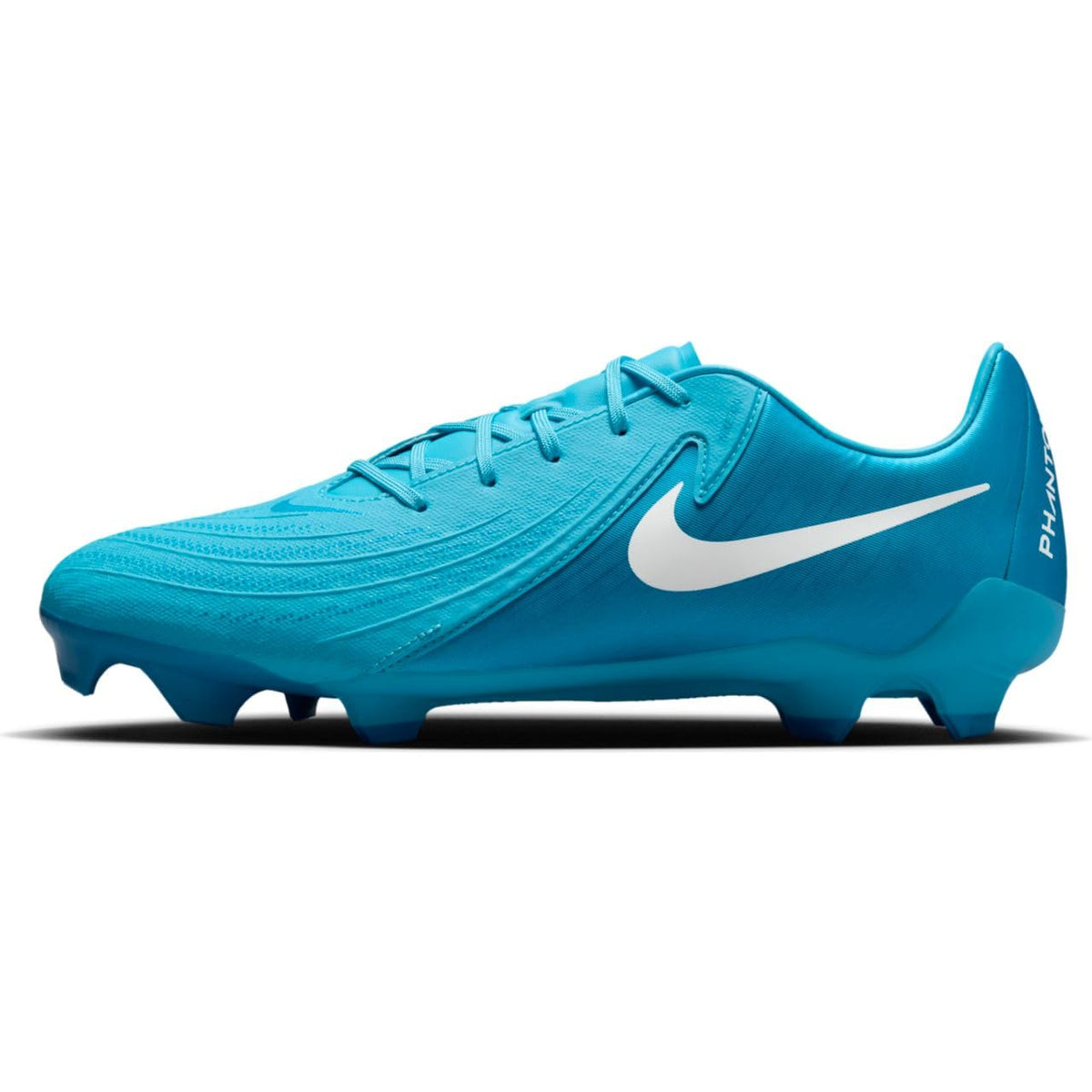Nike Phantom GX II Academy FG/MG (FD6723-400, Blue Fury/White), Size 6