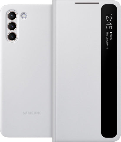 Samsung Clear View Cover for G996B Galaxy S21+ - Light Grey