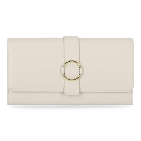 Mundi File Master Womens RFID Blocking Wallet Clutch Organizer With Change Pocket, Birch, One Size