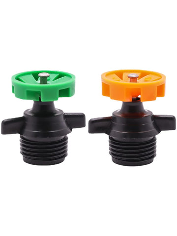 1/2" Auto Rotating Micro Sprinkler?Atomizing Garden Sprinkler?360 Degree Refraction Micro Sprinkler?Atomizing Nozzle?Garden Sprinkler Head Atomizers Sprinklers (10pcs Orange)