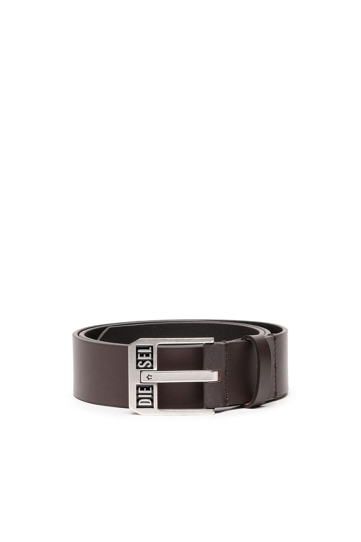 Diesel Bluestar II Brown Leather Belt 95 Brown