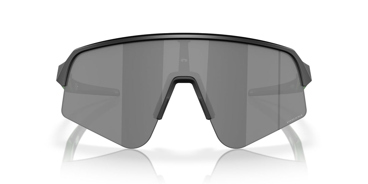 Oakley Men's OO9465 Sutro Lite Sweep Rectangular Sunglasses, Matte Black/Transparent Jade/Prizm Black, 39 mm