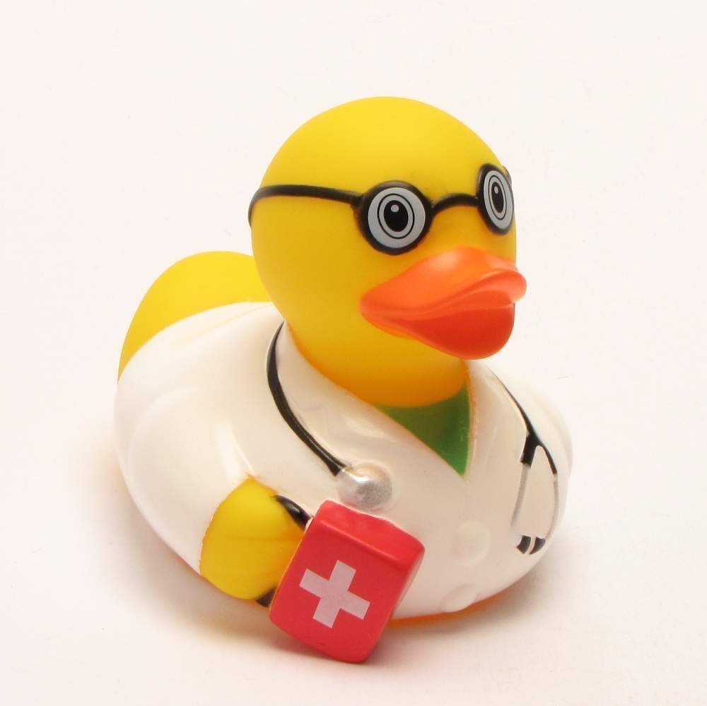 Lilalu 8 x 8 cm/50 g Collector and Baby Emergency Rubber Duck Bath Toy