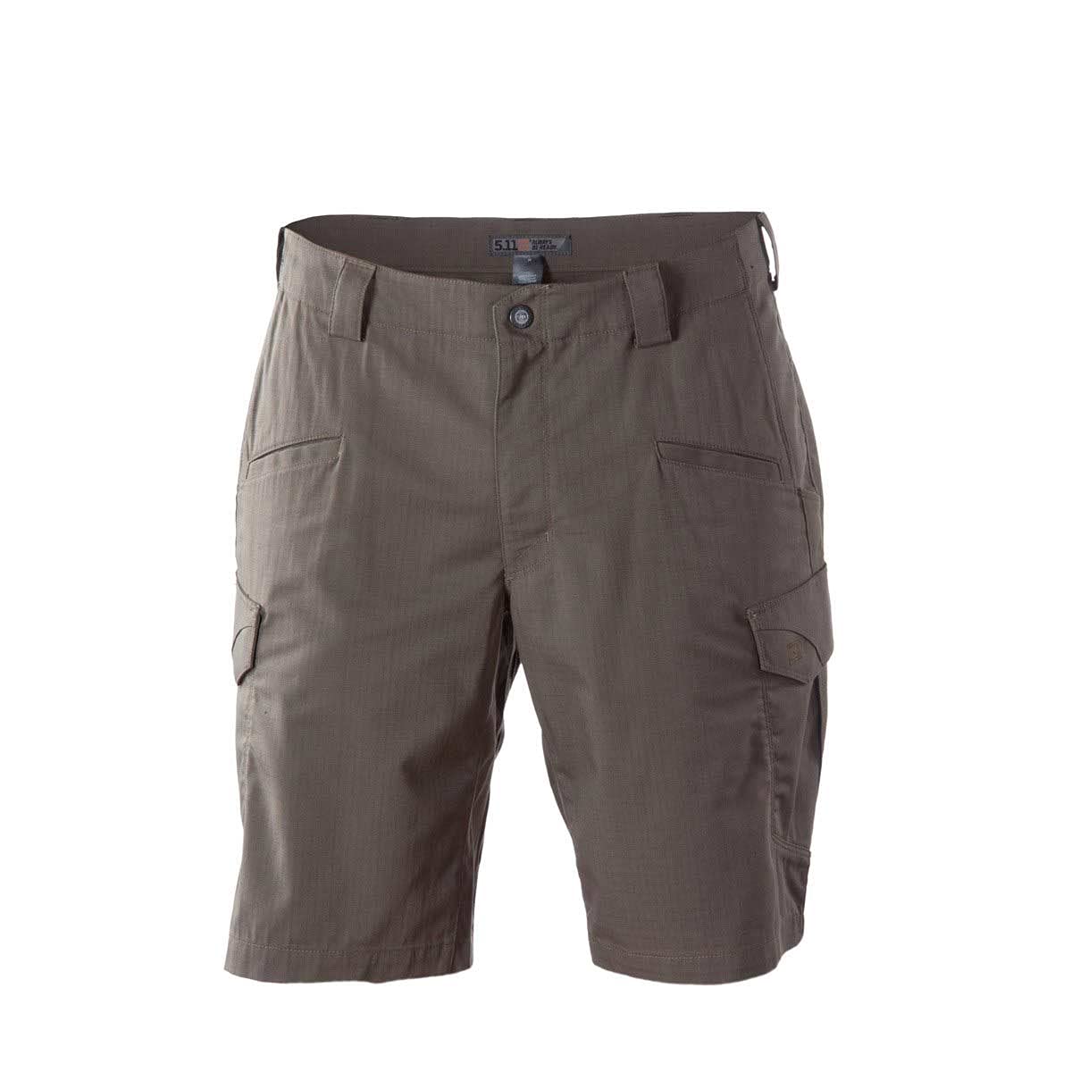 5.11 Tactical Men's Stryke 11-Inch Inseam Military Shorts, Flex-Tac Ripstop Fabric, Storm, 34, Style 73327