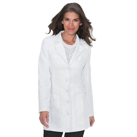 KOI 439 Women's Veronica Lab Coat (White, XX-Large)
