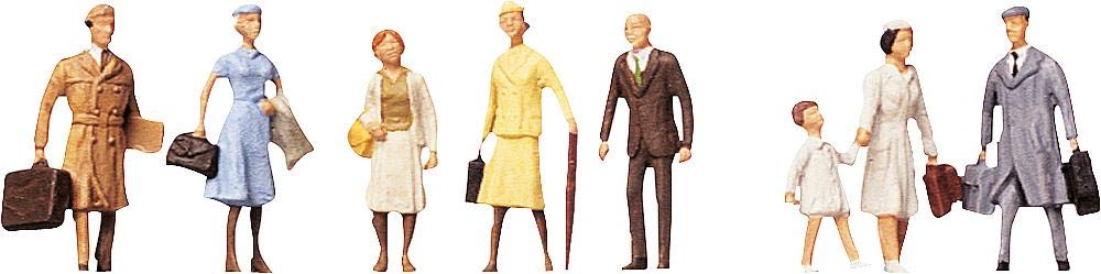 Faller 150501 Passengers I 8/HO Scale Figure Set