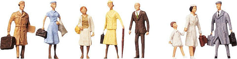 Faller 150501 Passengers I 8/HO Scale Figure Set