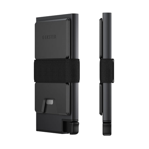 Ekster Aluminum Cardholder Wallet | RFID Wallet for Men & Women | Slim & Minimalist Aluminum Wallet with Pop Up Cardholder (Space Grey)