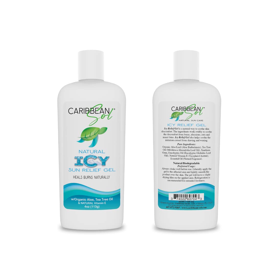 Natural Aloe - Icy Sun Relief Gel 4oz