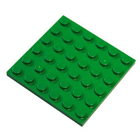 LEGO Parts and Pieces: Bright Green 6x6 Plate x10