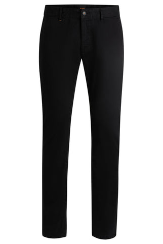 BOSS Mens Chino Slim Slim-fit Chinos in Stretch-Cotton Satin