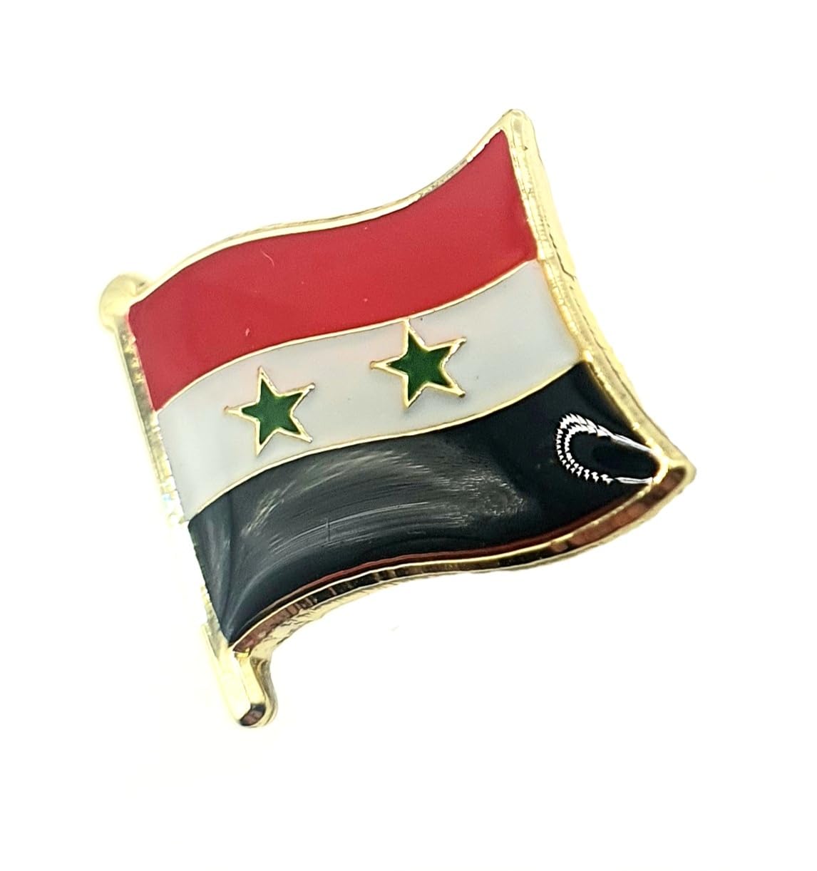 Syria Syrian Middle East Metal Country Flag Pin Badge