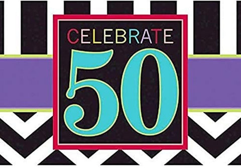 amscan 50th Celebration Invitations, Party Favor
