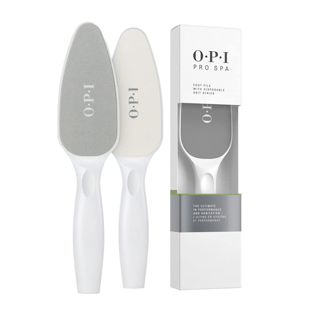 OPI Foot File, Reduces Calluses and Hard Skin, Refillable