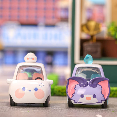 POP MART POPCAR Cute Private Car Series 1PC Exclusive Action Figure Box Toy Bulk Box Popular Collectible Art Toy Cute Figure Creative Gift, for Christmas Birthday Party Holiday