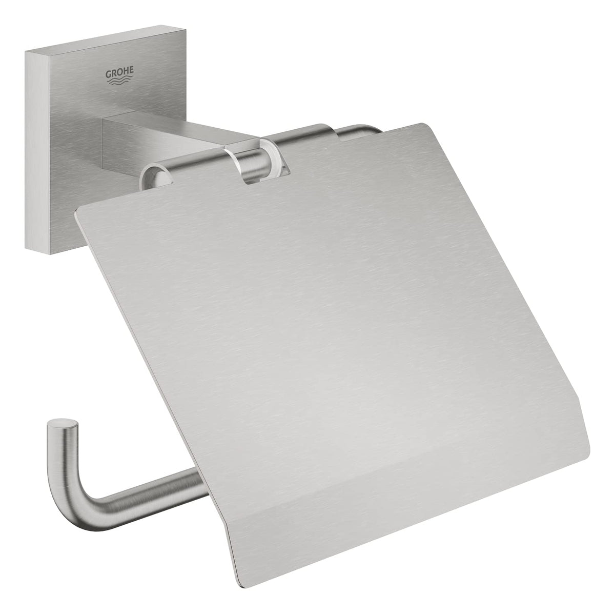 GROHE 41102DC0 Quickfix Toilet roll Holder, Steel