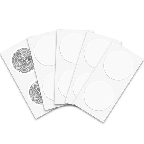 55pcs NTAG216 NFC Tags 216 NFC Stickers NFC216 NFC Tags Stickers Programmable NFC Sticker NFC Tag 888 Bytes Compatible with All NFC Enabled Smartphones and Devices
