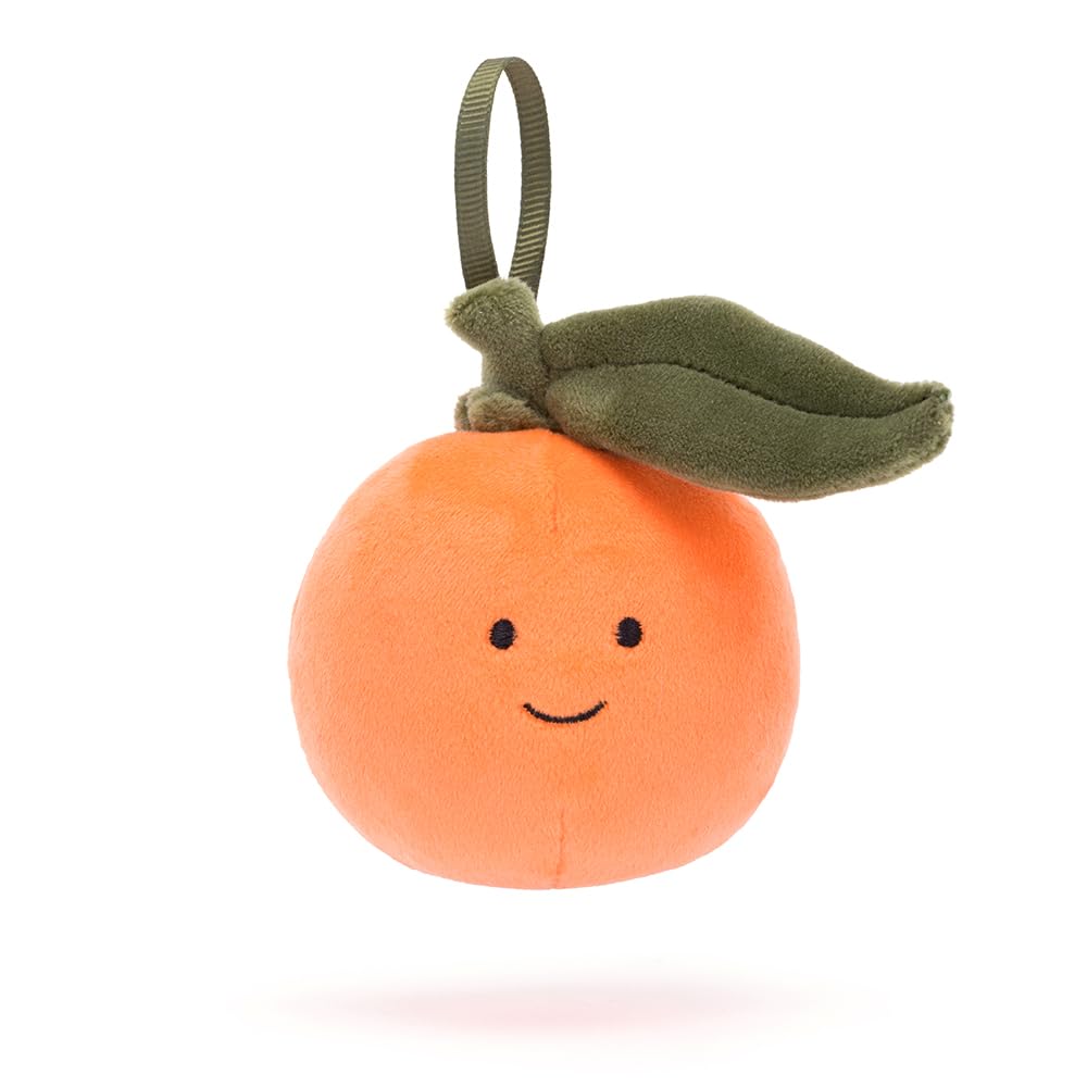 Jellycat Festive Folly Clementine - H : 7 cm x L : 8 cm