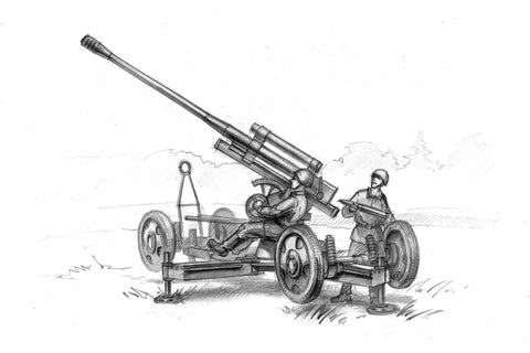 Zvezda Models 1/72 Soviet 85mm Anti-Aircraft Gun