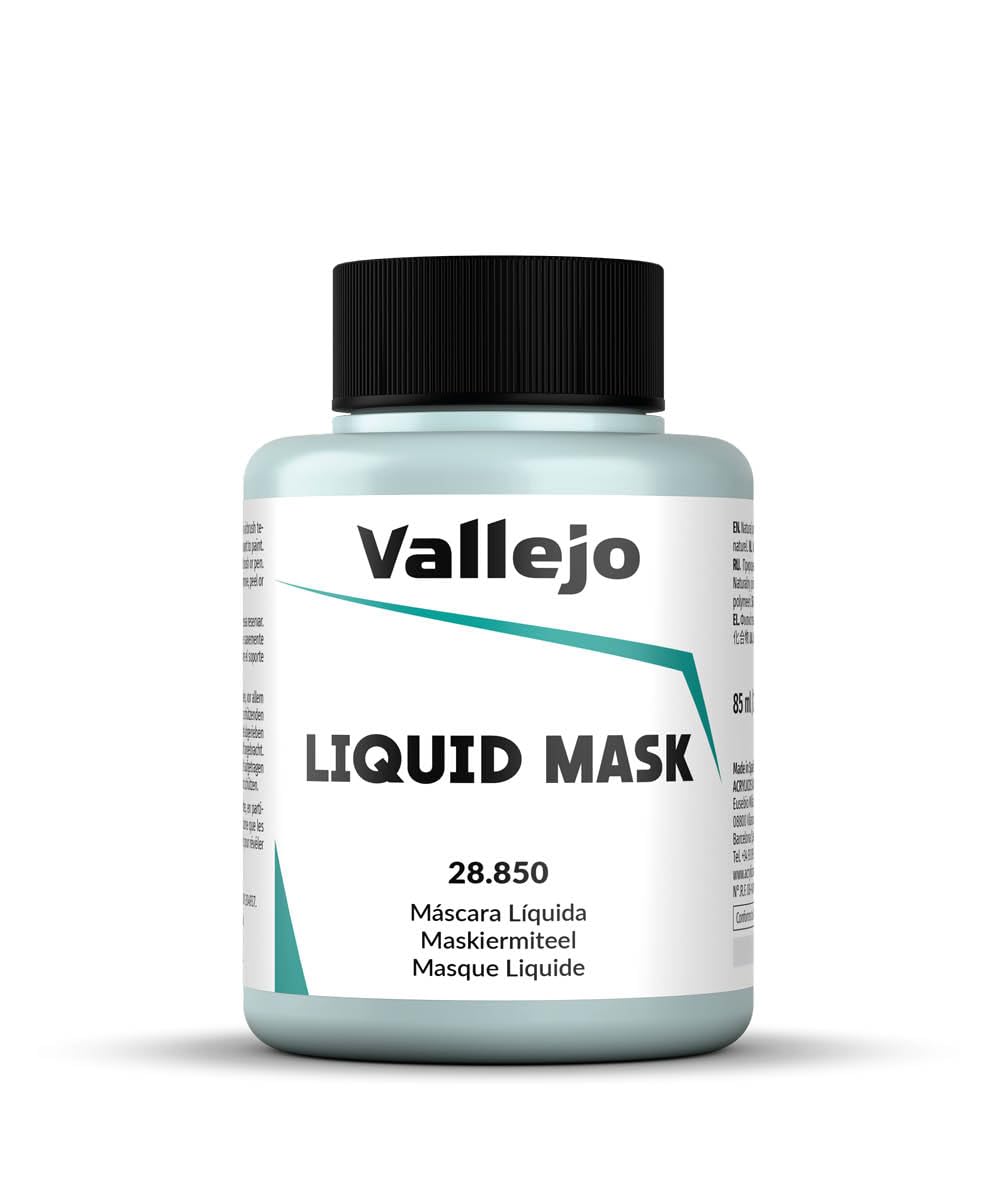 Acrylicos Vallejo 85 ml Liquid Mask, Light Blue