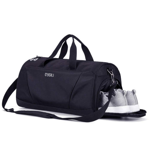 Gym Bag with Shoes Compartment and Wet Pocket,Sports Duffel Bag for Yoga/Swim,Travel Duffle Bag for Men and Women