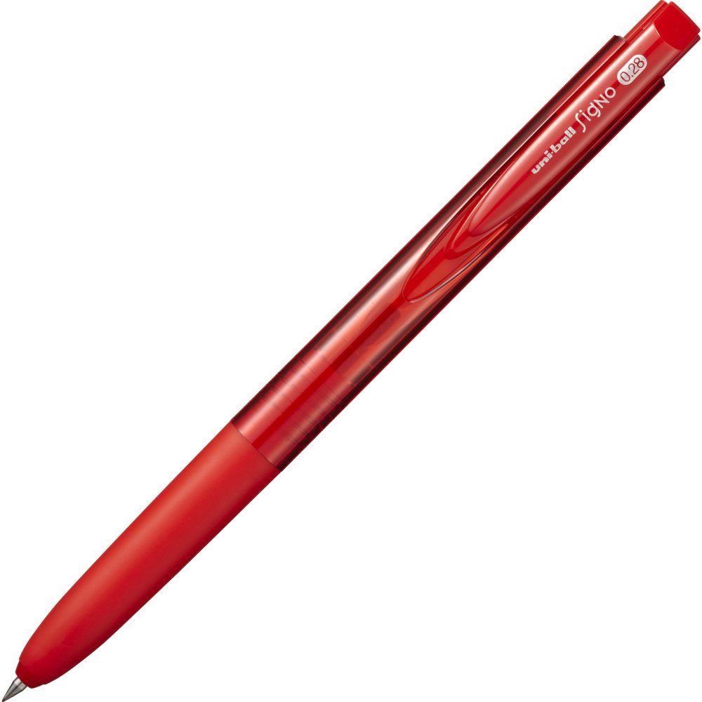 Uni Ball Signo Knock Ballpoint Pen RT1 0.28mm Color, Red (UMN15528.15)