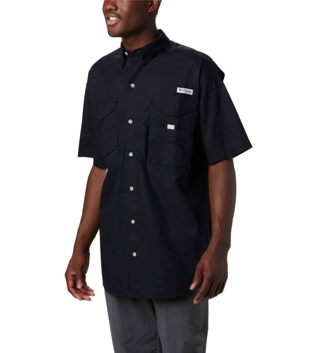 Columbia Sportswear Short Sleeve Bonehead Shirt BLACK Md