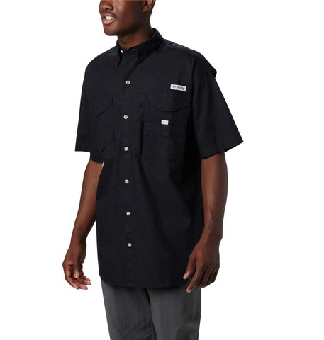 Columbia Sportswear Short Sleeve Bonehead Shirt BLACK Md