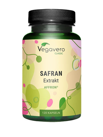 Vegavero Saffron Supplement 90 mg | High Strength Saffron Extract | 120 Capsules | Premium Crocus Sativus Supplement | NO Additives, Lab-Tested | Vegan