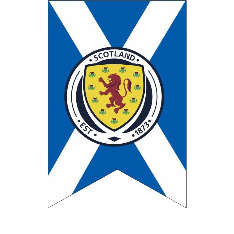 Euro 2024 Flag, 2024 European Football Championships Bunting Flags Banner for Garden, Bar, Party Decoration (Scotland)