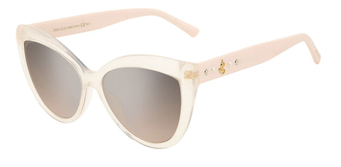 Jimmy Choo Sinnie/g/s Sunglasses, Ivory, 57