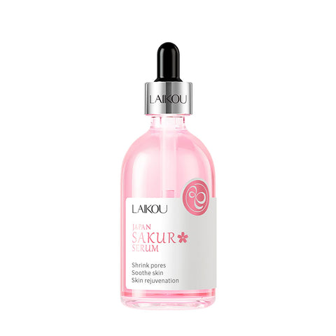 LAIKOU Sakura Serum Rejuvenating Firming Smoothing Facial Serum for Fine Lines, Dark Spots, Dry Skin Even Skin Tone 100ml