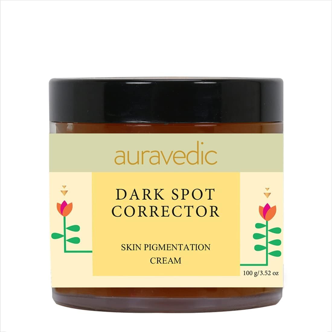 AURAVEDIC Dark Spot Corrector Cream for Face and Body, Dark Spot Remover for Pigment/Skin Lightening Brightening Natural Ingredients: Licorice,Avocado,Turmeric