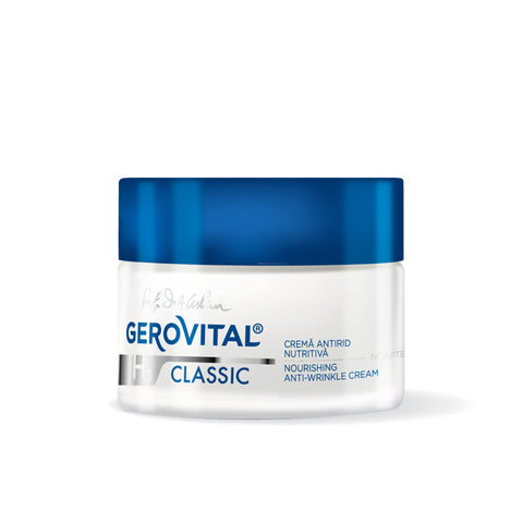 GEROVITAL CLASSIC Nourishing Anti-Wrinkle Night Face Cream with Hyaluronic Acid, Juvinityâ„¢ and Vitamin E, Regenerates and Hydrates the Skin, Anti-Aging Face Cream, 50 ml