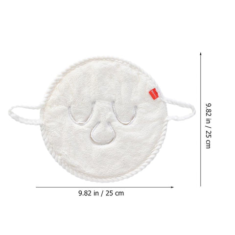 Beaupretty 2pcs Face Towel Mask Facial Steamer Towel Coral Fleece Moisturizing Towel Warmers Hot Cold Mask Spa Skin Care Tool for Women Girls