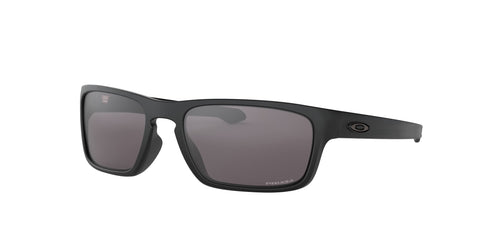 Oakley Men's OO9408 Sliver Stealth Square Sunglasses, Matte Black/Grey Iridium, 56 mm