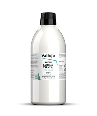 Vallejo Model Color 500 ml Satin Liquid Varnish, 28519