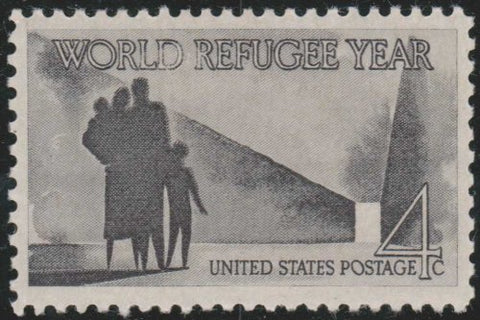 stamp 1960 4Ãƒâ€šÃ‚Â¢ World Refugee Year Commemorative Scott#1149