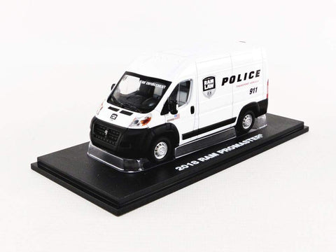 Greenlight 86168 1: 43 2018 Ram Promaster 2500 Cargo High Roof - Ram Law Enforcement Police Transport Vehicle