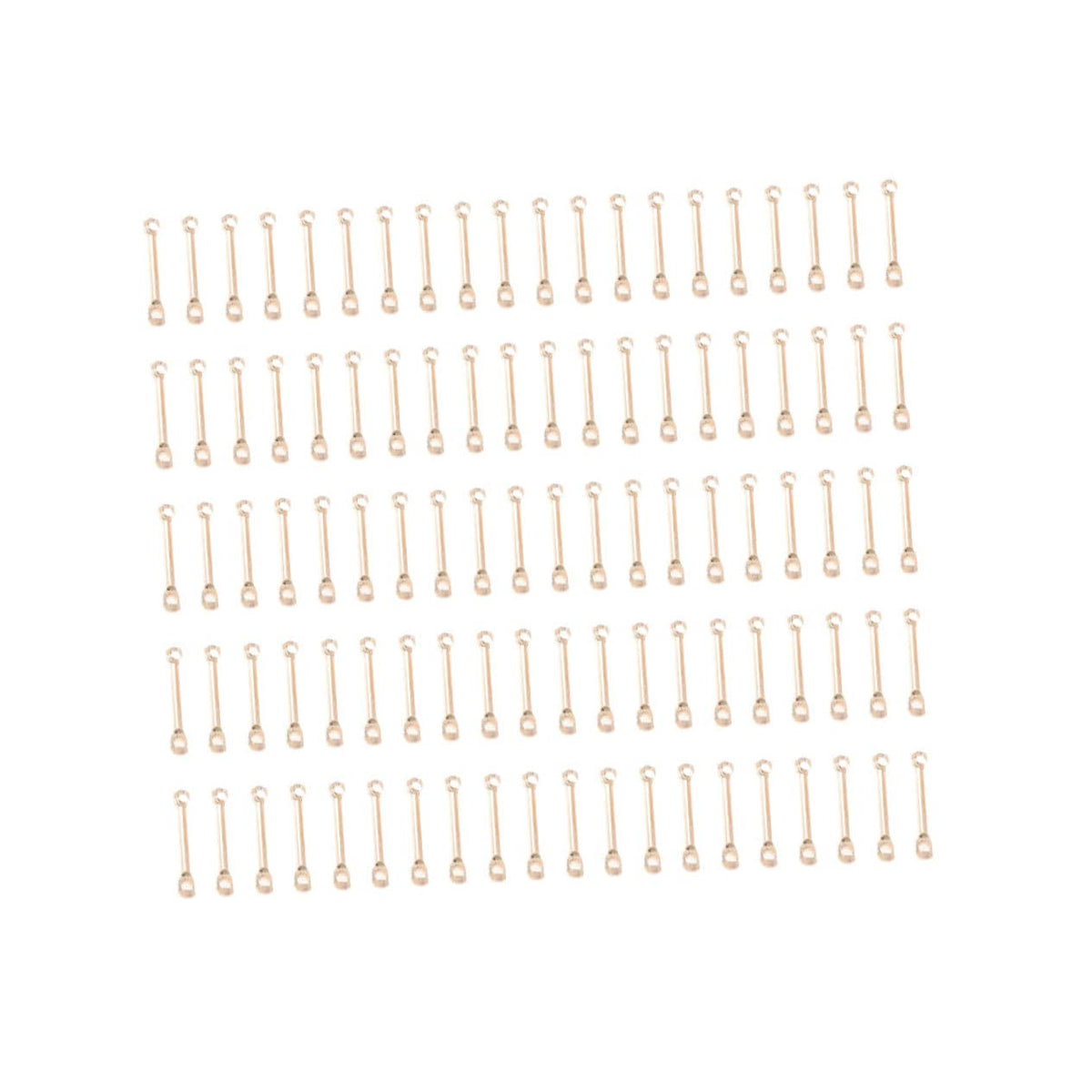 EXCEART 200pcs Connectix Accessories Metal Jewelry Making Supplies Jewelry Tools Earring Bar Links Jewellery Making Materials Crafting Supplies Earrings Connector Eardrop Accessory