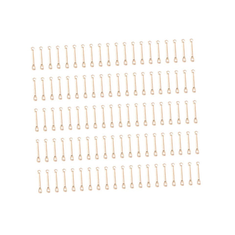 EXCEART 200pcs Connectix Accessories Metal Jewelry Making Supplies Jewelry Tools Earring Bar Links Jewellery Making Materials Crafting Supplies Earrings Connector Eardrop Accessory