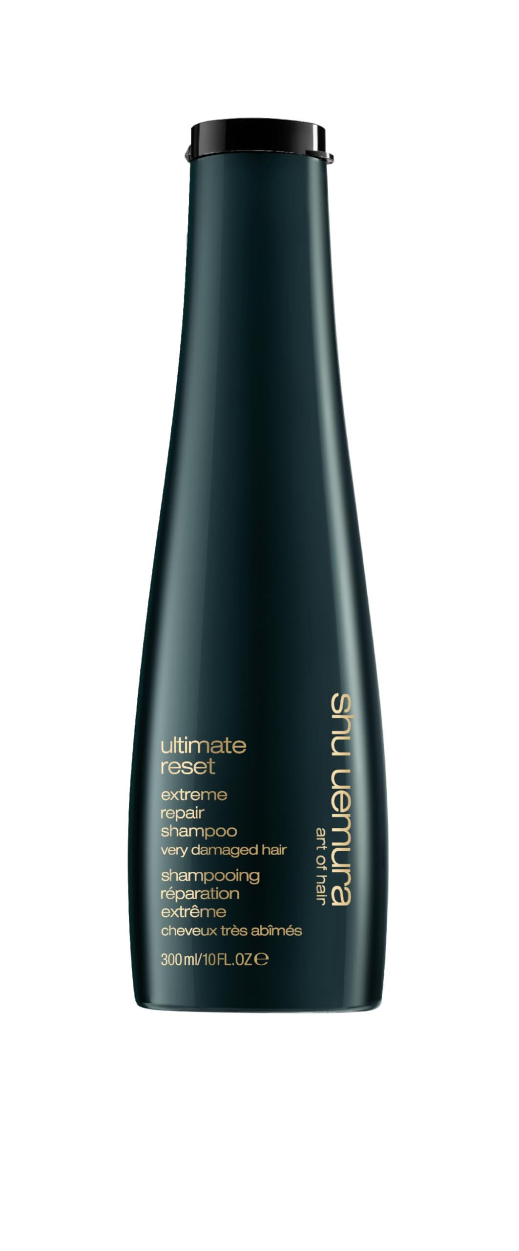 Shu Uemura, Extreme Repair Shampoo Ultimate Reset, Very Damaged Hair, Enriched with Rice Extract, Repairs & Strengthens, 300 ml
