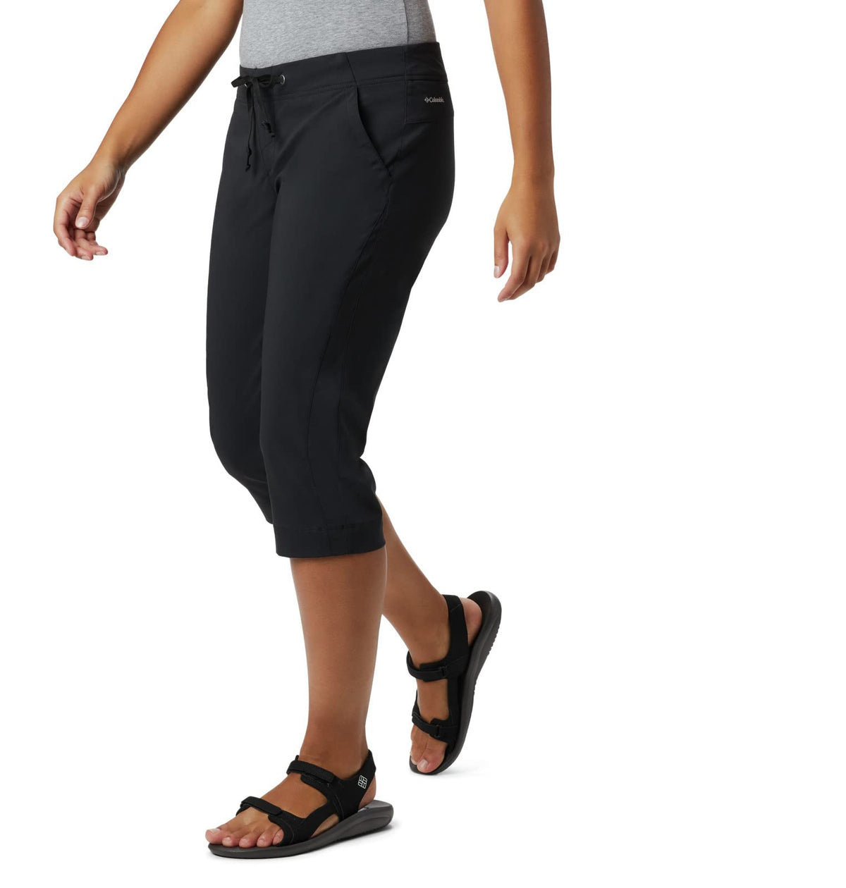 Columbia Women's Anytime Outdoor Capri Pants, Black, 2x18