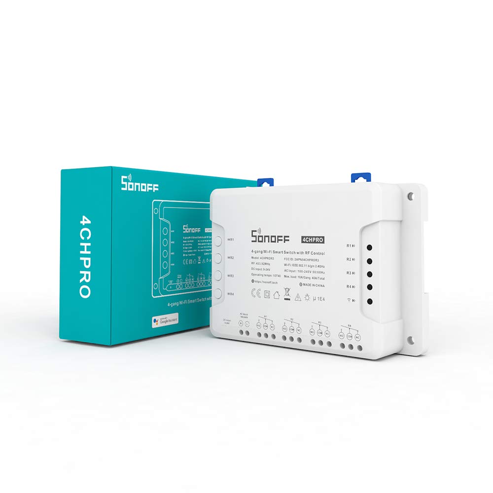 4 Channel WiFi and 433Mhz Connected Switch - Sonoff