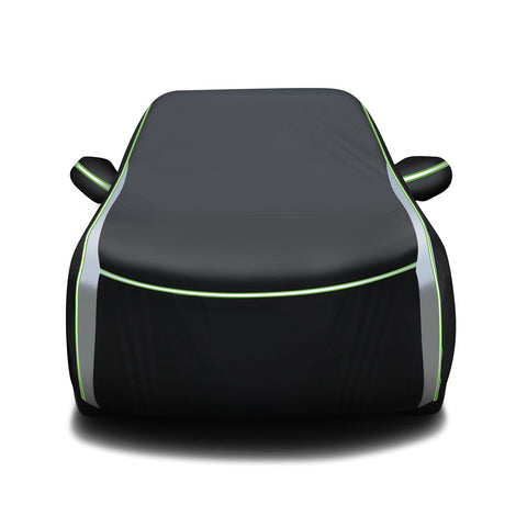 Cartist Full Car Cover Fits for Subaru CrossTrek 2013-2024 2025 All Weather Car Covers Outdoor for CrossTrek Waterproof Anti UV with Zipper & Reflective Safety Strips