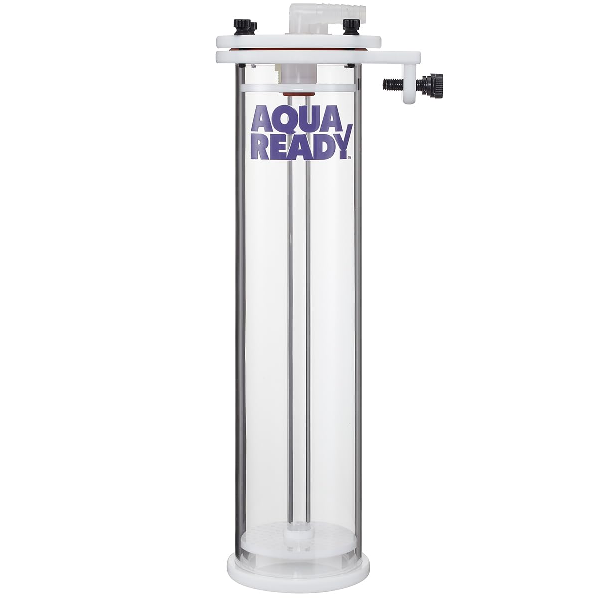 AquaReady FR-SE Hang On Back Media Reactor for Saltwater and Freshwater Aquarium Filtration, Includes Adjustable Inlet and Outlet Fittings, Efficient Up-Flow Design, Low Profile Mounting