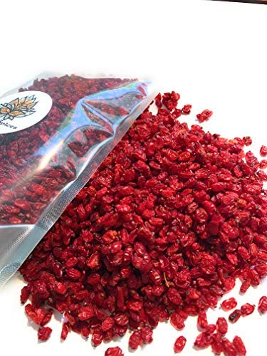 Lotus Spices - Authentic, Organic, and Genuine Barberries (Zereshk), Fresh, Non-GMO, and Pesticide-Free (8 oz)