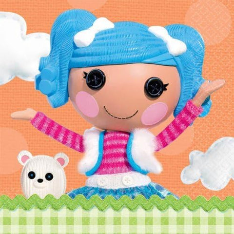 Amscan Beverage Napkins | Lalaloopsy Collection | Party Accessory, 5" x 5"